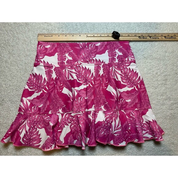 Tina + Jenna Skort Womens Size S Pink Tropical Tennis Golf Pickleball - Picture 6 of 7